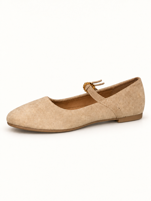 Ballerines à bride Beige/taupe, vue produit