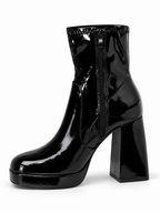 Bottines vernies à plateforme Noir, vue produit
