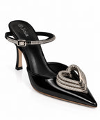 Mules pointues Noir, vue produit