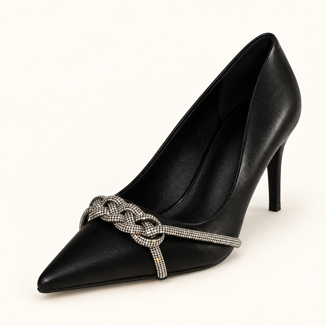 Escarpins pointus Noir, vue produit