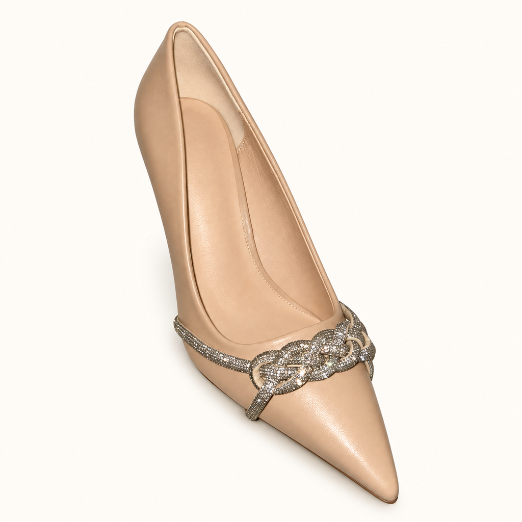 Escarpins pointus Nude, vue produit