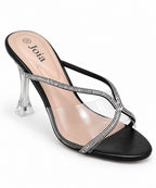 Mules à brides Noir, vue produit