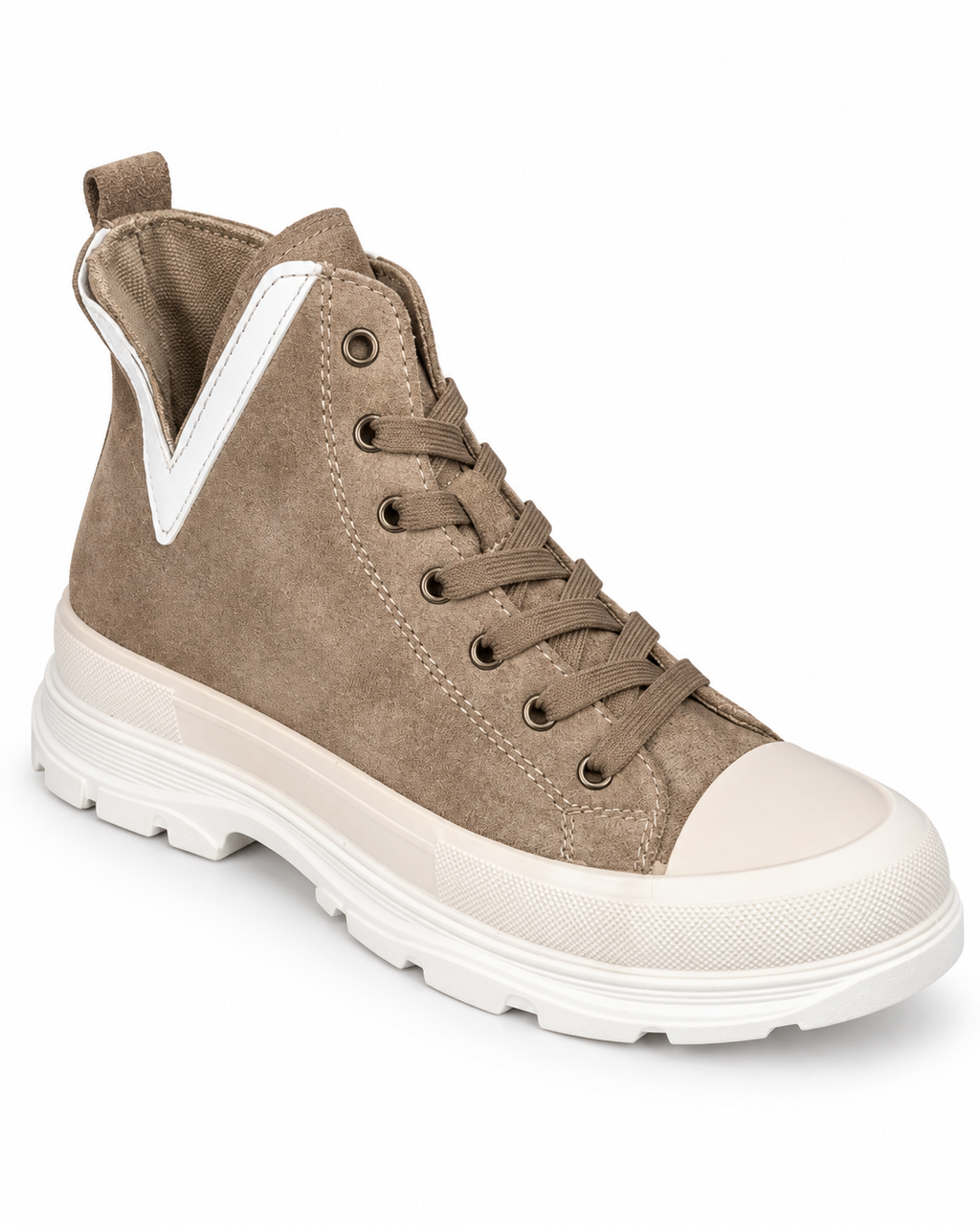 Baskets montantes Kaki, vue produit
