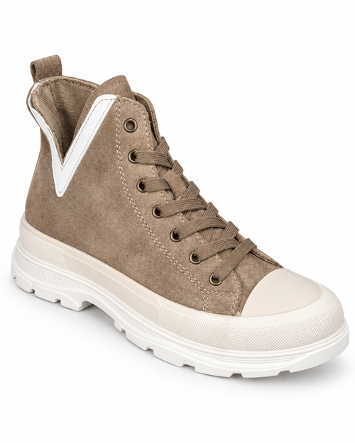 Baskets montantes Kaki, vue produit