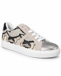 Baskets imprimé serpent Gris, vue produit
