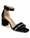 Sandales à talon Noir, vue produit