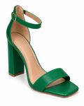 Sandales à talon Vert, vue produit