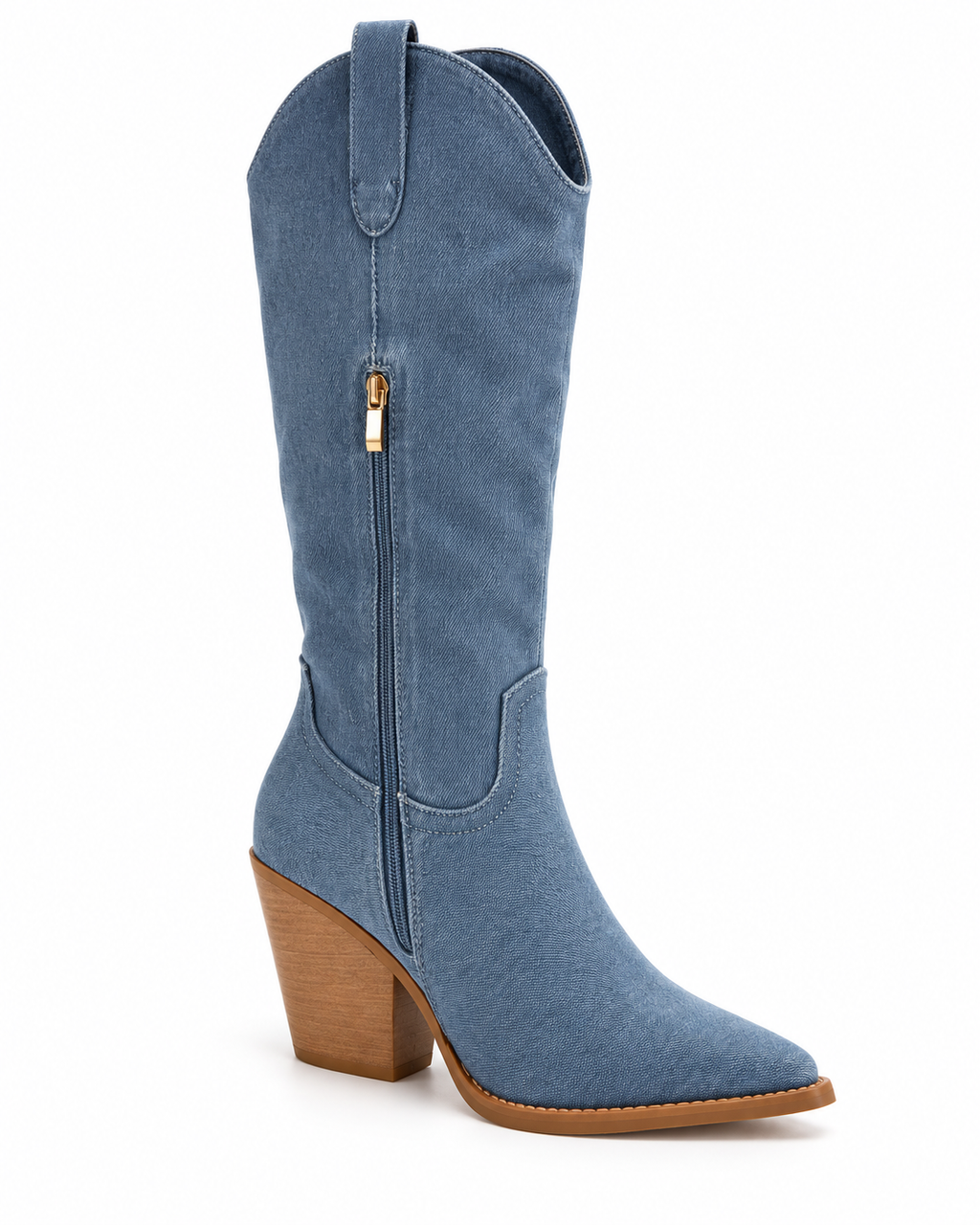 Bottes style western Bleu, vue produit