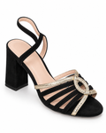 Sandales à talon Noir, vue produit