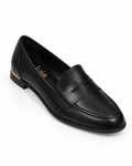 Mocassins à petit talon Noir, vue produit