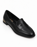 Mocassins à petit talon Noir, vue produit