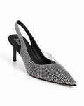 Escarpins à strass Noir, vue produit