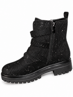 Bottines à boucles Safia — Noir, vue produit